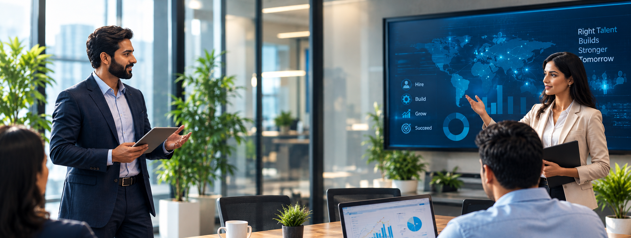 Strategic staffing solutions and executive search team